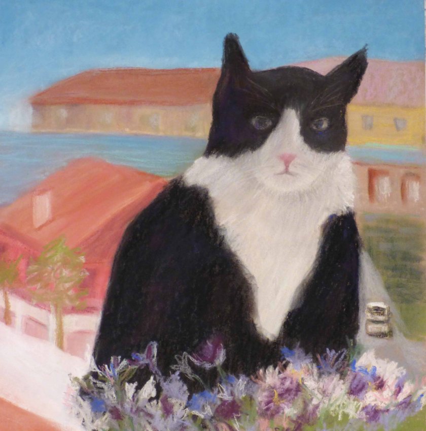 cat-with-flowers