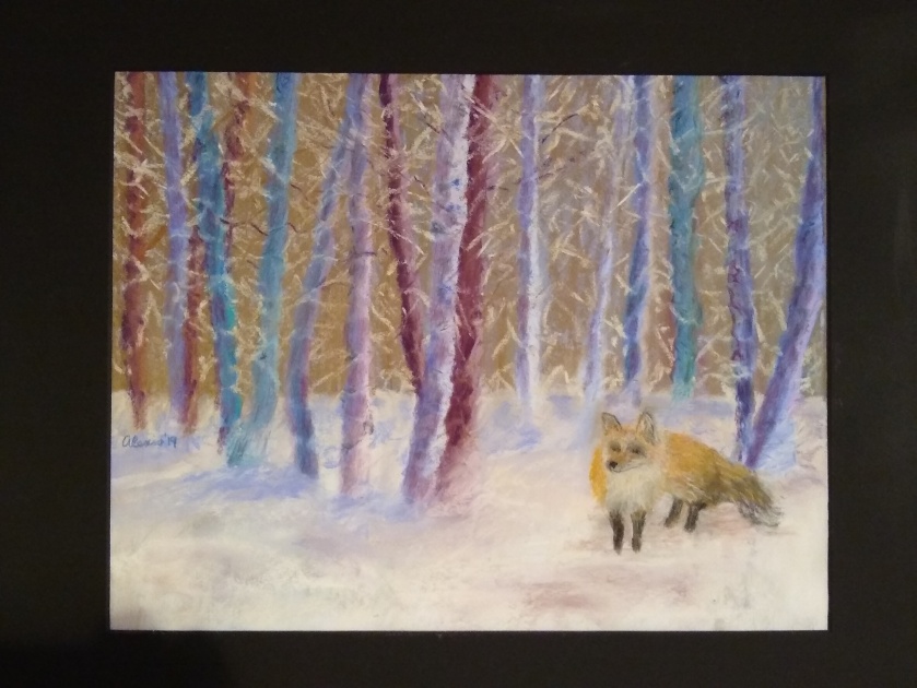 fox and trees